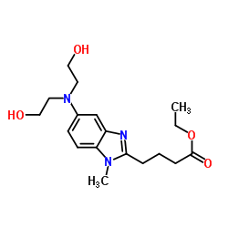 Suministro  Éster etílico del ácido [1-metil-5-bis (2'-hidroxietil) aminobencimidazolil-2] butanoico CAS:3543-74-6