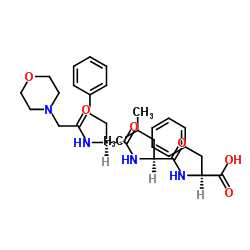 Suministro Ácido (S) -2 - ((S) -4-metil-2 - ((S) -2- (2-morfolinoacetamido) -4-fenilbutanamido) pentanamido) -3-fenipropanoico CAS:868540-16-3