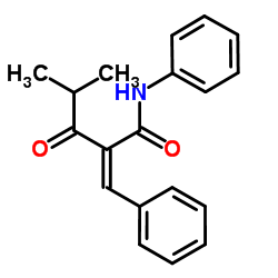 Suministro (2Z) -2-benciliden-4-metil-3-oxo-N-fenilpentanamida CAS:125971-57-5