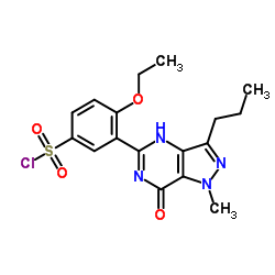 Suministro Cloruro de 4-etoxi-3- (1-metil-7-oxo-3-propil-6,7-dihidro-1H-pirazolo [4,3-d] pirimidin-5-il) bencenosulfonilo CAS:139756-22-2