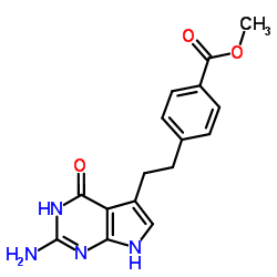 Suministro 2-amino-4,7-dihidro-5- [2- [4- (metoxicarbonil) fenil] etil] -4-oxo-3H-pirrolo [2,3-d] pirimidina CAS:155405-80-4