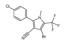 Suministro 4-bromo-2- (4-clorofenil) -1-metil-5- (trifluorometil) pirrol-3-carbonitrilo CAS:122453-72-9