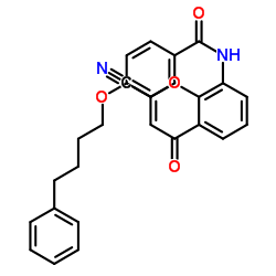 Suministro N- (2-ciano-4-oxocromen-8-il) -4- (4-fenilbutoxi) benzamida CAS:136450-11-8