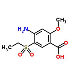 Suministro Ácido 4-amino-5- (etilsulfonil) -2-metoxibenzoico CAS:71675-87-1