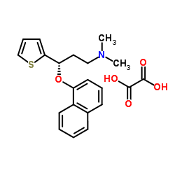 Suministro S - (+) - N, N-Dimetil-3- (1-naftoxi) -3- (2-tienil) -1-propilamina oxalato CAS:132335-47-8