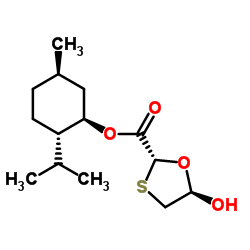 Suministro Ácido (2R, 5R) -5-hidroxi-1,3-oxatiolano-2-carboxílico (1R, 2S, 5R) -5-metil-2- (1-metiletil) ciclohexil éster CAS:147126-62-3