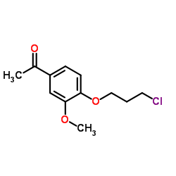Suministro 1- [4- (3-cloropropoxi) -3-metoxifenil] etanona CAS:58113-30-7