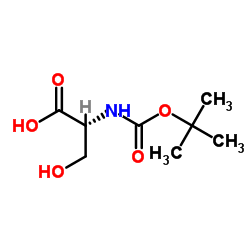 Suministro Ácido (2R) -3-hidroxi-2 - [(2-metilpropan-2-il) oxicarbonilamino] propanoico CAS:6368-20-3