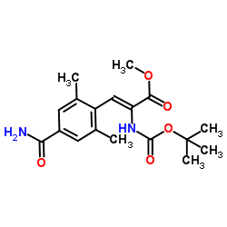 Suministro (Z) -metil 2 - ((terc-butoxicarbonil) amino) -3- (4-carbamoil-2,6-dimetilfenil) acrilato CAS:864825-84-3