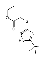 Suministro 2 - [(5-terc-butil-1H-1,2,4-triazol-3-il) sulfanil] acetato de etilo CAS:126910-62-1