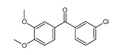 Suministro (3-clorofenil) - (3,4-dimetoxifenil) metanona CAS:116412-84-1