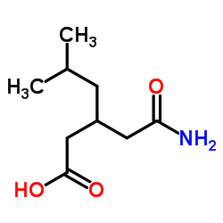 Suministro Ácido 3- (2-amino-2-oxoetil) -5-metilhexanoico CAS:181289-15-6