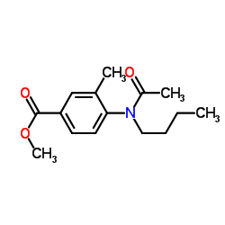 Suministro 4- (butanoilamino) -3-metilbenzoato de metilo CAS:301533-59-5