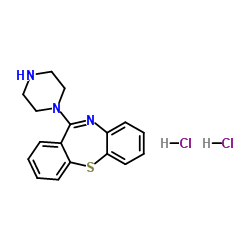 Suministro 11- (1-piperazinil) -dibenzo [b, f] [1,4] diclorhidrato de tiazepina CAS:111974-74-4