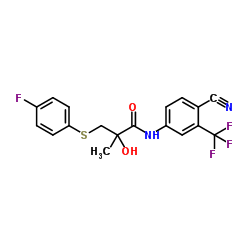 Suministro N- [4-Ciano-3- (trifluorometil) fenil] -3 - [(4-fluorofenil) tio] -2-hidroxi-2-metilpropionamida CAS:90356-78-8