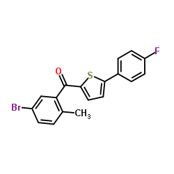 Suministro (5-bromo-2-metilfenil) [5- (4-fluorofenil) -2-tienil] metanona CAS:1132832-75-7