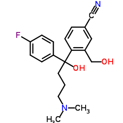 Suministro 4- [4- (Dimetilamino) -1- (4-fluorofenil) -1-hidroxibutil] -3- (hidroximetil) benzonitrilo CAS:103146-25-4