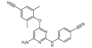 Suministro 4- [6-amino-2- (4-cianoanilino) pirimidin-4-il] oxi-3,5-dimetilbenzonitrilo CAS:939431-68-2