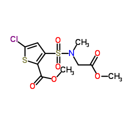Suministro Éster metílico del ácido 5-cloro-3- [N- (metoxi-carbonil-metil) sulfamoil] -2-tiofeno carboxílico CAS:70374-38-8