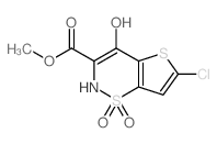 Suministro 6-cloro-4-hidroxi-1,1-dioxo-2H-tieno [2,3-e] tiazina-3-carboxilato de metilo CAS:70374-51-5