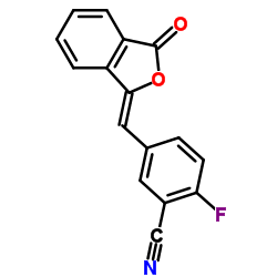 Suministro 2-fluoro-5 - [(Z) - (3-oxo-2-benzofuran-1-ilideno) metil] benzonitrilo CAS:763114-25-6