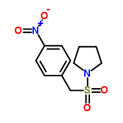 Suministro 1 - [(4-nitrofenil) metilsulfonil] pirrolidina CAS:340041-91-0