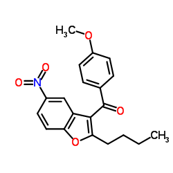Suministro (2-butil-5-nitro-1-benzofuran-3-il) - (4-metoxifenil) metanona CAS:141627-42-1