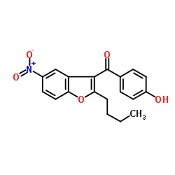 Suministro (2-butil-5-nitrobenzofuran-3-il) (4-hidroxifenil) metanona CAS:141645-16-1