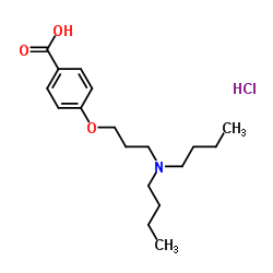 Suministro Clorhidrato de ácido 4- [3- (dibutilamino) propoxi] benzoico CAS:437651-44-0