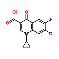 Suministro Ácido 7-cloro-1-ciclopropil-6-fluoro-1,4-dihidro-4-oxoquinolina-3-carboxílico CAS:86393-33-1