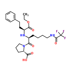 Suministro N2-1 [(1S) -Etoxicarbonil-3-fenilpropil] -N6-trifluoroacetil-L-lisil-L-prolina CAS:103300-91-0