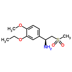 Suministro (1S) -1- (3-etoxi-4-metoxifenil) -2-metilsulfoniletanamina CAS:608141-42-0