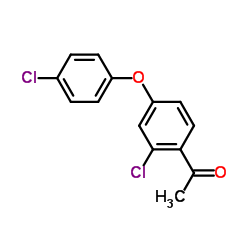Suministro 1- [2-cloro-4- (4-clorofenoxi) fenil] etan-1-ona CAS:119851-28-4