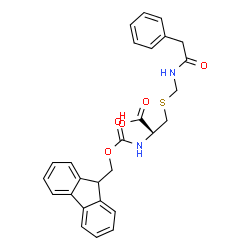 Suministro Ácido (2S) -2- (9H-fluoren-9-ilmetoxicarbonilamino) -3 - [[(2-fenilacetil) amino] metilsulfanil] propanoico CAS:159680-21-4