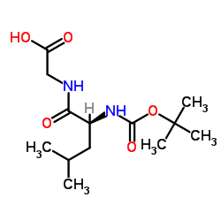 Suministro Ácido 2 - [[(2S) -4-metil-2 - [(2-metilpropan-2-il) oxicarbonilamino] pentanoil] amino] acético CAS:32991-17-6