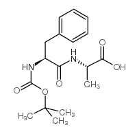 Suministro Ácido (2S) -2 - [[(2S) -2 - [(2-metilpropan-2-il) oxicarbonilamino] -3-fenilpropanoil] amino] propanoico CAS:55677-48-0