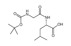 Suministro Ácido (2S) -4-metil-2 - [[2 - [(2-metilpropan-2-il) oxicarbonilamino] acetil] amino] pentanoico CAS:51871-42-2
