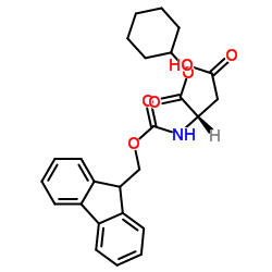 Suministro Ácido (2S) -4-ciclohexiloxi-2- (9H-fluoren-9-ilmetoxicarbonilamino) -4-oxobutanoico CAS:130304-80-2